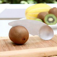 不銹鋼奇異果挖勺獼猴桃實用水果刀切半挖勺廚房用品小工具水果切