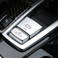 Chrome Parking Brake P&amp;AUTO H Button for BMW 5 6 X3 X4 F10 F11 F06 F12 F25