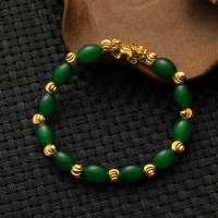 Feng Shui Buddhism Gold Color Pixiu Amulet Bracelets Symbol of Wealth and Luck Jewelry Men Women Charm Bangles Gift Never Fade