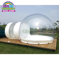Outdoor Transparent Inflatable Dome Igloo Inflatable Bubble Tent For Commercial Hotel