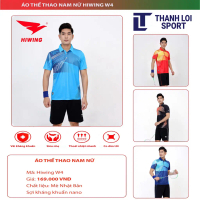 Áo thể thao bóng chuyền, cầu lông Nam Hiwing W4 Vải mè nhật bản kèm công nghệ kháng khuẩn