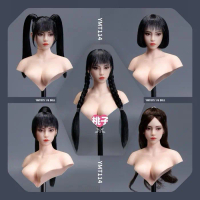 Ymtoys Ymt114 1/6 Asian Female Head Sculpture (Taozi) Promo !