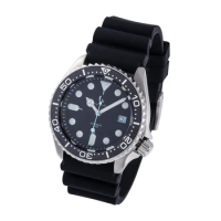 300M Diver's Watch With Helium Release Valve And Super BGW9 Luminous Stainless Steel Case Ceramic Bezel Sapphire Crystal