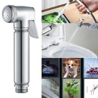 Shower Head Bidet Spray For Cleaning Floor For Pet Shower Handheld Multi-functional Toilet Triangle Valve Spray