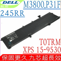 DELL 電池適用 戴爾 M3800,XPS 15 9530,TOTRM,T0TRM,Y758W,245RR,7D1WJ,07D1WJ,0701WJ,701WJ