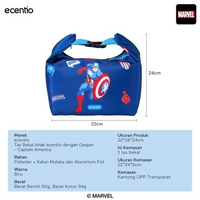 ECENTIO Captain America Disney Princess Series Bottle | Lunch Box | Snack box | Tas Bekal BPA Free T
