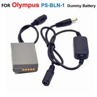 12V-24V Step-Down Cable 8V+PS-BLN1 BLN-1 BLN1 Fake Battery DC Coupler For Olympus Digital Camera OM-D E-M5 II 2 E-M1 PEN E-P5