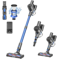 Vacuum Cleaners for Home, Cordless Vacuum Cleaner with 80000 RPM High-Speed Brushless Motor, 2600mAh