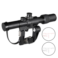 Dragunov Svd 3-9X26 Scope Tactical Rifle Scope Red Illuminated Optical Sight Ak Airsoft Spotting Scope for Rifle Hunting