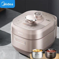 Midea Electric Pressure Cooker 5L Fast Cooking IH Rice Cooker Double Liner Multifunctional 220V Household Kitchen Appliances