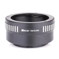 KECAY OM-EOSM Adapter Ring for Olympus OM Lens Adapter to Canon EF-M Mount Mirrorless Camera 4