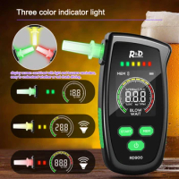 High Accurancy Alcohol Tester Portable Breathalyzer Digital Alcoholometer LED Display USB Rechargeable Alcohol Breath Tester