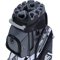 ASK ECHO T-Lock Golf Cart Bag with 14 Way Organizer Divider Top, Premium Cart Bag with Handles and Rain Cover for Men