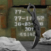 Survival Folding Knife Camping Tactical Cs Go Karambit Knife Self Defense EDC Outdoor Hunting Hand Tools Fixed Blade Knife