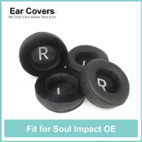 Earpads For Soul Impact OE Headphone Earcushions Protein Velour Pads Memory Foam Ear Pads
