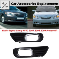 Rhyming Front Bumper Lower Grill Bezel Cover Fog Lamp FrameFit For Toyota Camry XV40 2007 - 2009 Pre-facelift Car Accessories