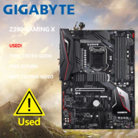 GIGABYTE Z390 GAMING X LGA1151 Motherboard DDR4 Intel i9 i7 i5 i3 CPU Intel Z390 Gaming Placa-mãe 1151 Intel LAN M.2 ATX