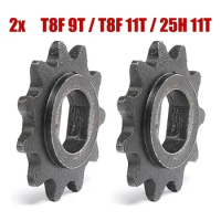 T8F/25H 9T 11T 9 11 Tooth Sprocket 10MM For For Mini Dirt Pit Bike 47cc 49cc Razor EVO 500W 1000W Electric Scooter Motorcycle