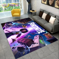 3D Game F-Fortnite Cartoon Rug Carpet for Living Room Bedroom Home Decor,Floor Mat Non-slip Decoration for Sofa Doormat Gift Kid