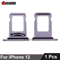 For Apple iPhone 12 Single Dual SIM Card Tray Holder Slot Drawer Replacement Parts