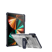 wlons探索者 2021/2020/2018 iPad Pro 11吋 軍規抗摔耐撞支架保護殼 含筆槽(深夜藍)