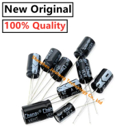 50pcs 10uF 63V Aluminum Electrolytic Capacitor 5*11mm Radial 63v10uf High frequency and low resistance