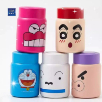 Crayon Shinchan Expression Mini Stainless Steel Bottle 200 ml - Botol Termos Mini Karakter BPA Free