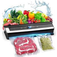 Vacuum Sealer Makanan Mesin Vakum Vacum Seal Alat Press Food Segel Sealers Putih Terlaris