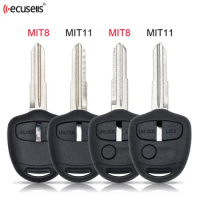 Ecusells 2/3 Button For Mitsubishi Lancer EX Remote Car Key Case Shell Left / Right Blade MIT8 MIT11