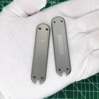 58mm Titanium Alloy Scales for Victorinox Swiss Army Knife TI Hand Made Scale for SAK 58 mm