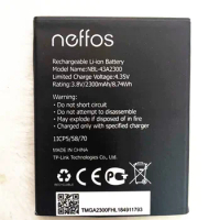 New 2300mAh NBL-43A2300 Battery For TP-link Neffos C5s TP704A TP704C C5A TP703A smartphone Li-ion Li-Polymer battery