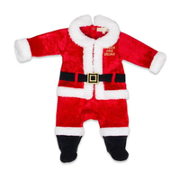 ชุดซานตาครอส (Sleeper) สำหรับทารกชายและหญิง รุ่น Santa Claus (Sleeper) สีแดง