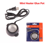 Mini Glue Pot For Wax Warmer Melts Electric Heater Wax bar Sticks Beads Melting seal Glue Furnace Tool Stove