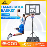 READY - 【ON TIME 】RING BASKET PORTABLE STAND BOLA BASKET PENGANG KATYANG DAPAT DIGERAKKAN 1.7M-3.5M
