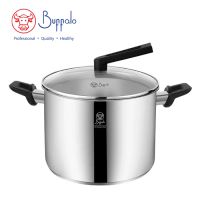 Buffalo 35324H WISE COOK II 304不銹鋼加厚底高身雙耳煲 24 x 17cm / 7.2L 香港行貨 