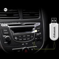 Bluetooth 5.0 Receiver 3.5mm Stereo Wireless Audio Adapter USB Dongle Wireless Receiver For Car Music AUX Android PC Laptop
