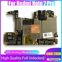 Global MIUI System For Redmi Note 7 Pro Motherboard Logic Board Original Global Version Work Well Unlocked Main Circuits Board