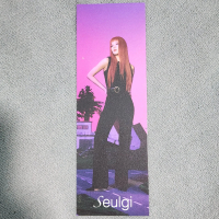 Seulgi Red Velvet Bookmark - Official from Album Queendom