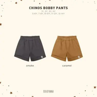 BOHOPANNA - CHINOS BOBBY PANTS 4.0 - CELANA PENDEK ANAK 3Y SMOKE