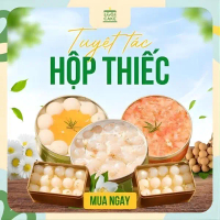 [MUA 1 TẶNG 1 CHỈ GIAO HCM] Combo 2 bánh hộp thiếc cao cấp - Cốt bánh thơm mềm, hoa quả tươi thanh m