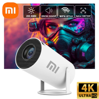Xiaomi 2023 new 4 K Android 11 dual wifi6 200 ANSI Allwinner h713 bt5.0 1080 p 1280*720 p Home Cinema outdoor portable projector