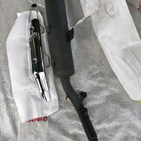 Yamaha Knalpot Muffler Scorpio Original 5BP dengan Krom Baru untuk Pemilik Yamaha Scorpio Kompatibel