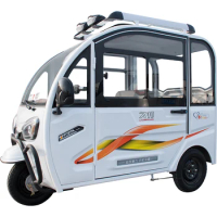 Electric Adult Tricycle With Cabin 4 Passengers