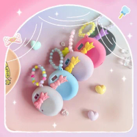 New Bow Tie Tamagotchi Uni Electronic Pet Soft Case Drop Protection Version Tamagotchi Cute Case Gif