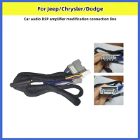 For Jeep/Dodge/Chrysler Car Audio DSP Amplifier Modification Connection Line Male And Female Plug Automobiles Parts Accessories