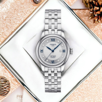 TISSOT 天梭錶 LE LOCLE 力洛克 20周年鑽石自動機械女錶-T0062071103601