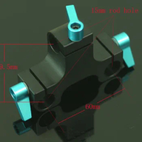 Mount Bracket Rail Block Rod Clamp For 15mm Rod DSLR Rig System 15mm Rail tripod camera