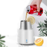 Mini Portable Refrigerator Electric Summer desktop Cooler Kettle Beer Cans Instant Cooling Cup Car Home Cooler Freezer Ice Box