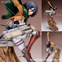 Kotobukiya Original ARTFX J Attack on Titan Mikasa Ackerman 1/8 PVC Action Figure Anime Model Toys Doll Gift