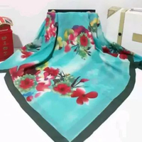 sakhi hijab segiempat katun double hycon hijau